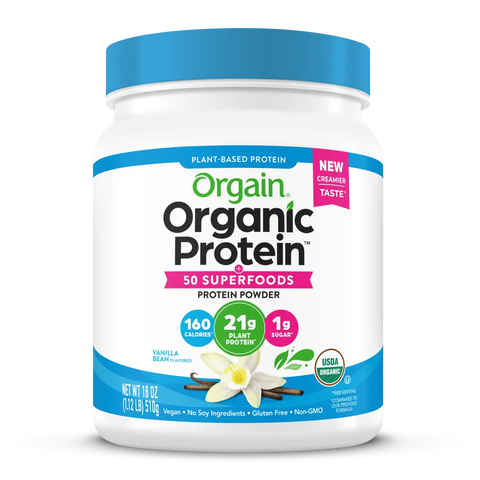 Organic Protein™ & Superfoods Plant Based Protein Powder - Vanilla bean