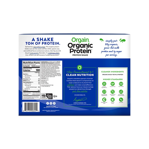26g Organic Protein™ Grass Fed Protein Shake