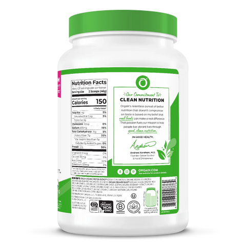 Organic Protein™ Plant Based Protein Powder - Iced Coffee