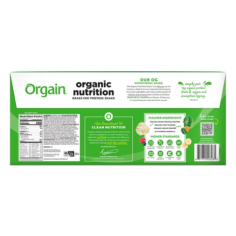 Organic Nutrition Shake - Creamy Chocolate Fudge