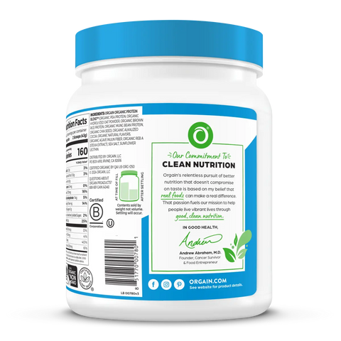 Organic Protein™ + Oatmilk Plant Based Protein Powder - Chocolate