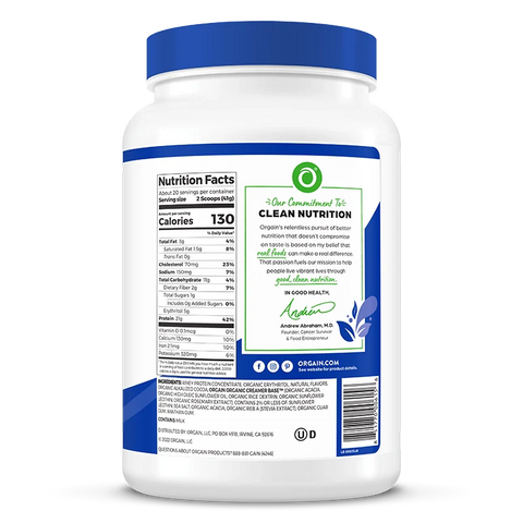 Grass Fed Whey Protein Powder - Creamy Chocolate Fudge