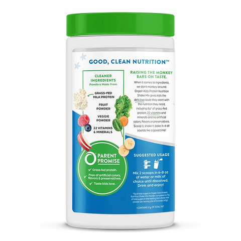 Kids Protein Nutrition Shake Mix - Vanilla Bean Ice Cream