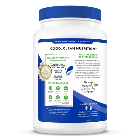 Grass Fed Whey Protein Powder - Vanilla Bean